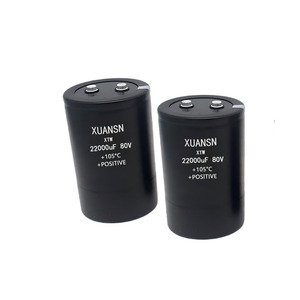Condensatore Elettrolitico Jianghai 2200uF 80V, 25x35mm, Snap-in, 105°C, Nuovo
