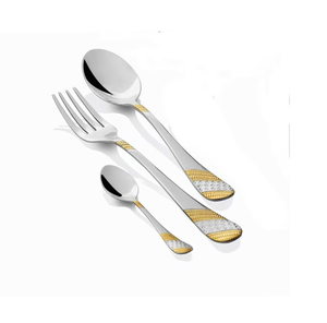 Cuillère de luxe en acier inoxydable mini-poignée Cuillère en acier inoxydable brillant Cuillère en acier de différentes tailles avec logo personnalisé - Product Image 1