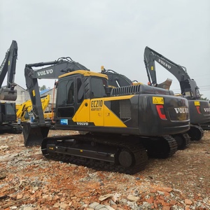 Excavadora Volvo EC 210DL usada, oruga hidráulica grande de 21 toneladas, buenas condiciones de trabajo con componentes centrales, motor de bomba - Product Image 3