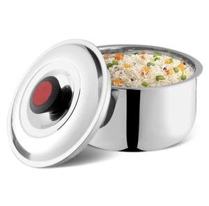 Conception martelée en acier inoxydable pot chaud boîte de riz chapati garde les aliments chauds et frais casserole ustensiles de cuisine cuisine maison restaurant - Product Image 5