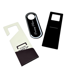 Letrero de puerta de PVC inteligente NFC personalizado OEM ODM impreso personalizado no molestar y etiquetas de habitación limpia para habitaciones de hotel de China - Product Image 1