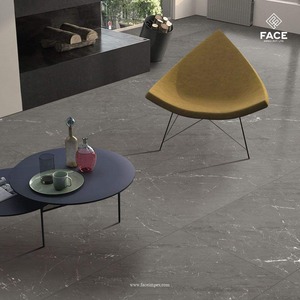 Vitrum Grey กระเบื้องเซรามิคพอร์ซเลนเคลือบเงาสำหรับห้องน้ำห้องครัวห้องนั่งเล่น - Product Image 1