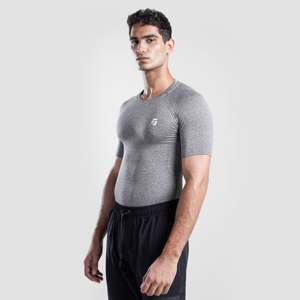 Camisetas Estampadas GA 2.0 de Corte Ajustado, Color Gris, Manga Corta, Ligeras, Tejido de Punto de 160 g/m², Impresión por Serigrafía - Product Image 3