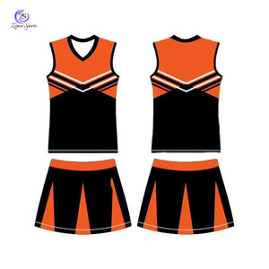 High Quality Quick Dry <b>Women</b> Cheerleading Uniform Light <b>Weight</b> Solid Color Cheerleading Uniform - Product Image 6