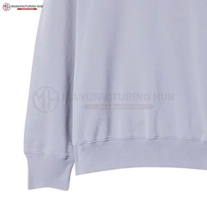 Colección de fábrica de calidad, sudaderas para hombre al por mayor, sudadera básica de algodón mezclado, sudadera con logotipo estampado personalizado para hombre - Product Image 6
