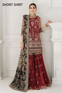 Última Colección de Vestidos de Chifón de 3 Piezas de la Mejor Calidad para Bodas y Fiestas de Novia Pakistaníes, Salwar Kameez para Mujer, para Todas las Temporadas, Envío Rápido - Product Image 2