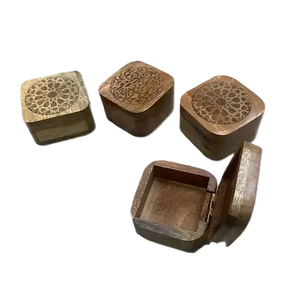 Quemador de incienso decorativo para sala de estar, soporte para quemador Bakhoor de madera de Acacia de la mejor calidad de Color Natural para regalo de boda - Product Image 1