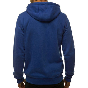 2025 Faiable fermeture éclair à capuche plaine Zip sweats surdimensionné lavage à l'acide 100% coton épais à manches longues hiver polaire unisexe - Product Image 3