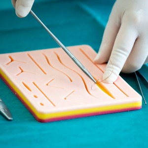 Haute qualité étudiant anatomie Kits chirurgicaux porte-aiguille pince en acier inoxydable utilisation manuelle pratique Instruments de formation - Product Image 4