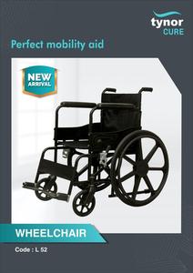 Fauteuil roulant manuel robuste, cadre en acier durable, pliable, taille universelle, confortable, soutien à la mobilité - Product Image 3