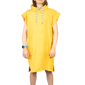 High Quality Modern Cotton Hoodie Beach Towel Quick Dry <b>Robe</b> for Adults Custom Sizes for Surfing and <b>Swimming</b> Pool Use - Product Image 5