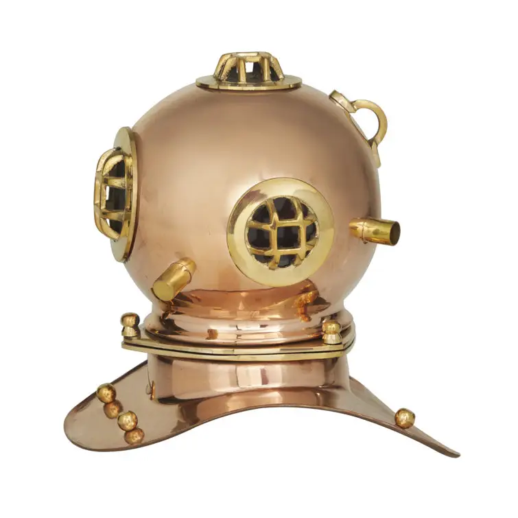 Nautical Diving Helmet Sculpture Create An Artistic Display Adds Character And A Nostalgic Influence Into Your Living Space