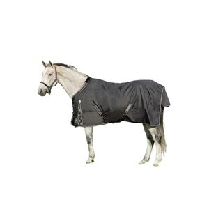 Winter <b>Stable</b> Rug for <b>Horses</b> Black with Cotton Filling Nylon Lining and Polycotton Shell - Product Image 1