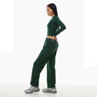 Pantalones Cargo Holgados para Mujer, Material 100% Algodón, con Múltiples Bolsillos, Estilo Urbano, Pantalones de Correr de Invierno con Diseño de Frente Plano