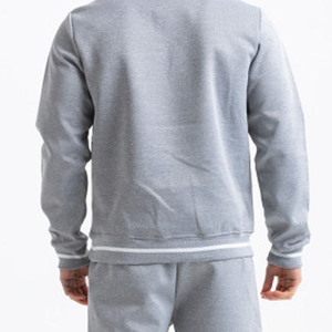 Ensemble sweat-shirt et short pour homme en coton lourd 100% de taille plus grande avec logo personnalisé, couleur unie, pour l'extérieur - Product Image 6