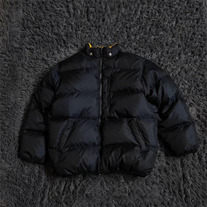 Chaqueta acolchada con estampado personalizado de alta calidad al por mayor para mujer chaqueta acolchada transpirable con capucha de lona de algodón para invierno - Product Image 4