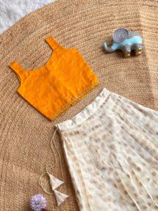 ชุดแต่งกายตามเทศกาลผ้าวิสคอสแฟชั่นพร้อมชุดปักลาย zari lehenga choli จาก surat ในอัตราต่ำสุด - Product Image 4