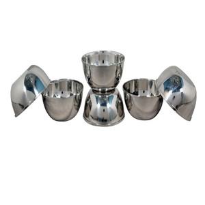 ชามสแตนเลสสำหรับห้องครัวและรับประทานอาหารสไตล์คลาสสิกสำหรับโรงอาหาร gurudwara ใช้ขายส่งสำหรับขนมหวานอาหารค่ำ - Product Image 2