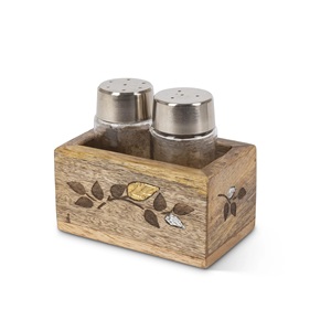 Galvanizado sal y pimienta Caddy forma redonda hecho a mano al por mayor Caddy clásico elegante al por mayor soporte de utensilios de Metal - Product Image 4