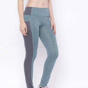 Mallas de cintura alta informales para mujer más vendidas, de algodón 100% material transpirable, ropa deportiva personalizada de fábrica - Product Image 3