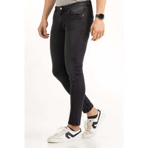 กางเกงยีนส์ทรงดินสอเอวกลางทรงวินเทจเข้ารูป ขากว้าง สีสโตนวอช เอวสูง แฟชั่นสำหรับฤดูหนาว - Product Image 6