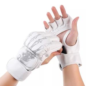 GAF Design Your Own Logo Gants de MMA demi-doigts personnalisés Gants de boxe MMA en cuir de haute qualité personnalisés en cuir de haute qualité - Product Image 2