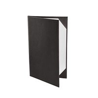 Couverture de livre de menu en cuir PU tendance au design moderne imperméable avec support tricoté vente en gros à bas prix