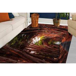 Tapis Tunnel Cypress Tree : Décoration d'intérieur lavable en machine, tapis doux non tissé - Product Image 4