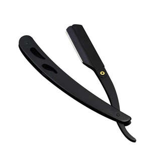 Nueva maquinilla de afeitar de borde recto con cuchillas simples, maquinilla de afeitar recta de peluquero, maquinilla de afeitar de la mejor calidad al por mayor - Product Image 3