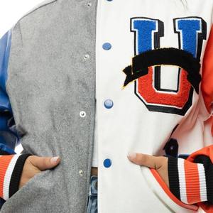 Chaqueta Universitaria Estilo Béisbol Profesional Personalizada al por Mayor para Hombre/Mujer, Mangas de Cuero de Alta Calidad, OEM - Product Image 6