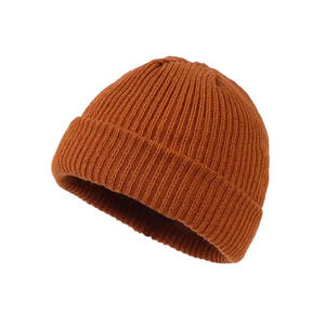 Haute qualité hommes bonnets hiver chaud tricot casquettes Style de mode confortable doux respirant tenue décontracté Logo personnalisé bonnet chapeaux - Product Image 5