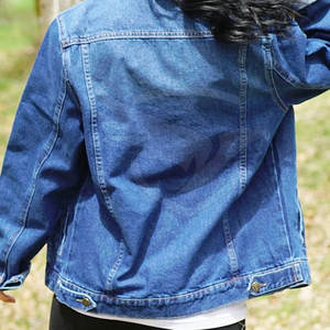 Chaqueta vaquera unisex servicio OEM más vendida precio al por mayor chaqueta vaquera unisex 100% algodón chaqueta vaquera unisex - Product Image 5