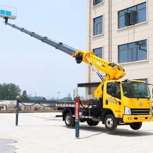 Véhicule de travail en hauteur de 20 m avec boîte de vitesses manuelle automatique diesel d'occasion et grande corbeille de travail - Product Image 4