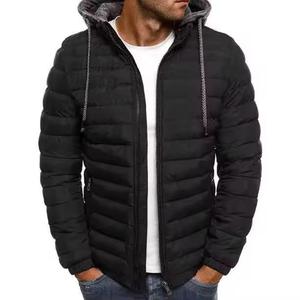 Chaqueta impermeable acolchada para hombre, chaqueta acolchada con cremallera de burbujas de diseñador de invierno, chaqueta acolchada con capucha desmontable - Product Image 3