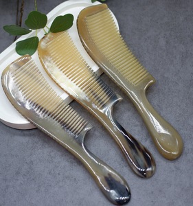 หวีเขาควายสำหรับดูแลเส้นผมและมีสไตล์คุณภาพสูง - Product Image 3