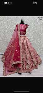 Colecciones de Terciopelo para Novias Indias FZBELLA con Trabajo Zarkhan por Fabzone - Product Image 3