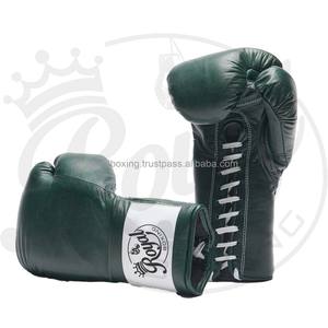 Gants de boxe professionnels de haute qualité en cuir véritable 8oz conçus sur mesure avec emballage et logo de qualité supérieure - Product Image 3