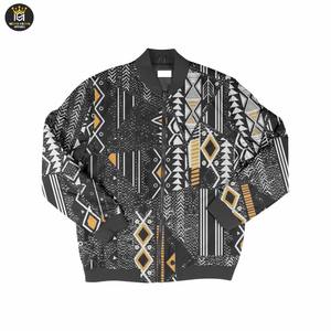 Top Trending OEM Diseño Venta caliente Chaquetas de alta calidad Logotipo personalizado patchwork Hombres Stand Collar chaqueta para hombres - Product Image 5