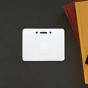 Porte-cartes de visite en vinyle PVC avec 2 poches pour usage au bureau - Product Image 1