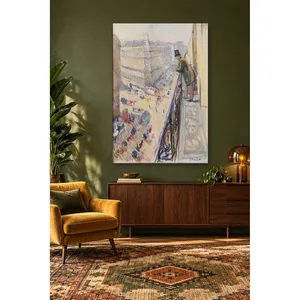 Fida Edvard Munch De la Balcony, Rue Lafayette Impression sur toile - Product Image 3