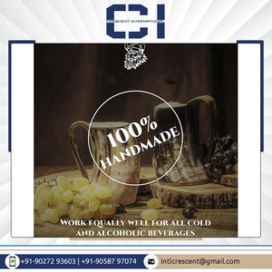 100% pour la tasse originale de corne à boire de Viking stock poli de vente chaude pour le vin pour le style de fête inspiré - Product Image 4