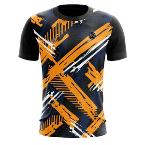 Camisetas de Compresión de Algodón y Poliéster Personalizadas al por Mayor para Hombre, Diseño por Sublimación, Tela de Lona Transpirable de Secado Rápido - Product Image 1