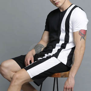 Customized Logo Online Sale <b>Men</b> <b>Summer</b> T-<b>Shirt</b> Set Plus Size Fashion Wear <b>Men</b> <b>Summer</b> T-<b>Shirt</b> Set - Product Image 5