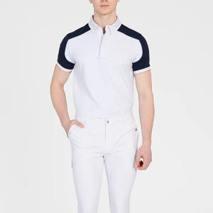 Nuevo Diseño 2026, Camisetas Polo Ecuestres para Hombre, Elásticas, de Algodón y Poliéster, para Montar a Caballo, Logotipo Personalizado, Colores Personalizables - Product Image 6