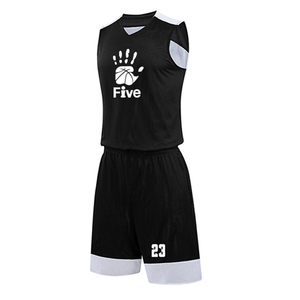 Manufacture Best Quality OEM Wholesale Reversible Sublimated Custom Plus Size Printed Basketball Uniform Set Summer Breathable - Product Image 2