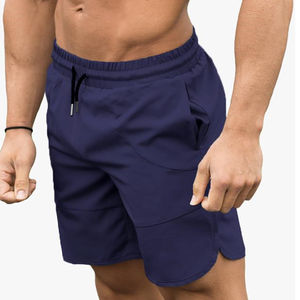 Pantalones cortos de gimnasio para hombre con logotipo personalizado 100% poliéster patrón sólido ropa deportiva informal Dropshipping 6XL pantalones cortos deportivos Cargo - Product Image 6