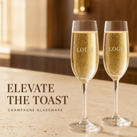 Ensemble de flûtes à champagne personnalisées avec logo personnalisé, verres à champagne avec boîte cadeau en bois, cadeau de mariage, cadeau d'anniversaire