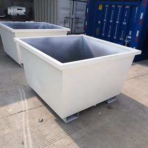 صناديق صغيرة 1CBM صناديق القمامة في الهواء الطلق البقشيش يتخطى إعادة التدوير تكديس سلة القفز - Product Image 3