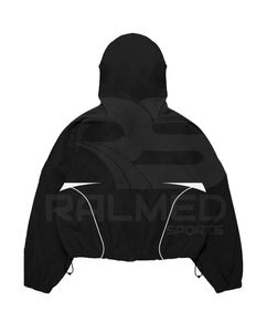 Survêtement coupe-vent PU 100% nylon Pantalon et veste à capuche Survêtement imperméable Lignes réfléchissantes Survêtement coupe-vent - Product Image 3