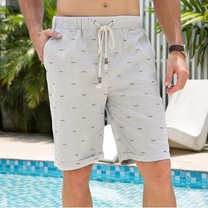 Pantalones cortos informales para hombre, sueltos, transpirables, venta al por mayor, pantalones cortos de secado rápido, patrón de bolsillos medios sólidos - Product Image 3